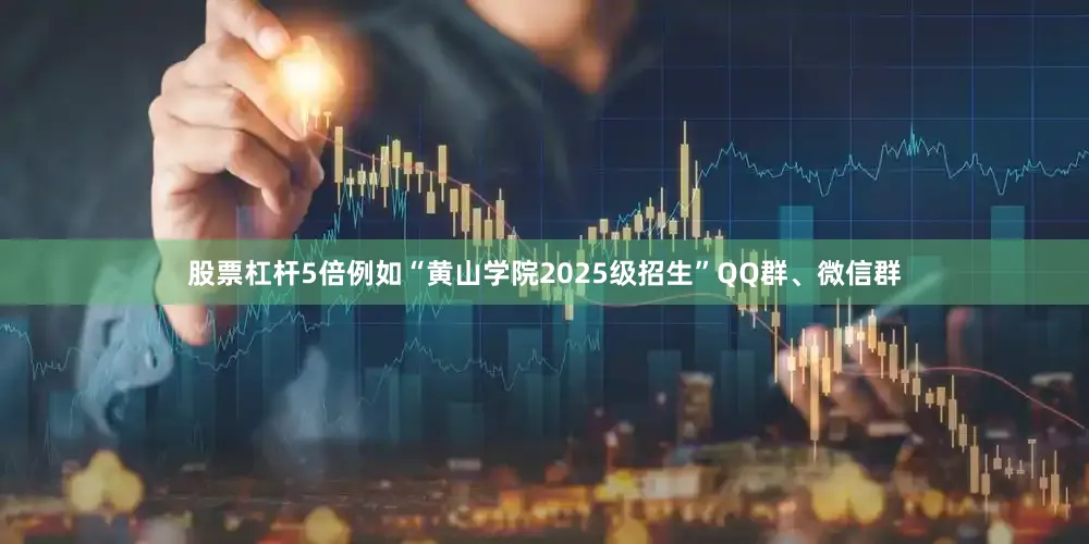 股票杠杆5倍例如“黄山学院2025级招生”QQ群、微信群
